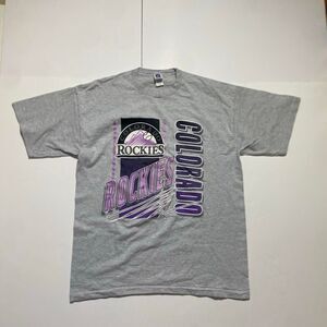 Rockies Men's Grey T-shirt
